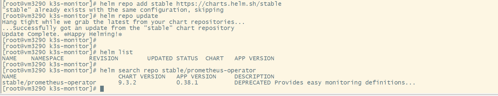 K3s 集群 Helm3 国内(外)快速部署 Operator & Prometheus插图